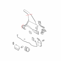 OEM Nissan Versa Cable Assy-Fuel Opener Diagram - 78821-ZW40B