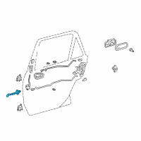 OEM 2002 Toyota Corolla Check Assy, Rear Door, RH Diagram - 68630-02030