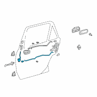 OEM 2002 Toyota Corolla Rod Diagram - 69780-02020