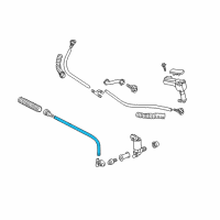 OEM 2009 Toyota Land Cruiser Washer Hose Diagram - 85275-60040