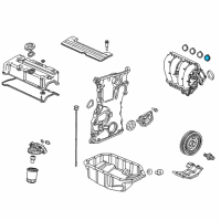 OEM 2015 Honda Civic Gasket A, Intake Manifold Diagram - 17115-R40-A01