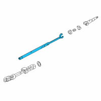 OEM 2002 Cadillac Seville Steering Column-Lower Shaft Diagram - 26072514