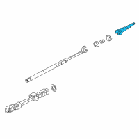 OEM 2007 Chevrolet Corvette Upper Shaft Diagram - 26074286