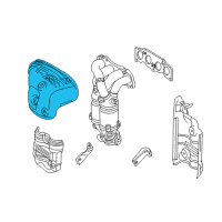 OEM 2007 Toyota Highlander Heat Shield Diagram - 17167-28031