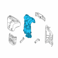 OEM 2006 Toyota Highlander Exhaust Manifold Diagram - 25051-28290