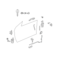 OEM 2010 Chrysler Sebring Link-Lock Diagram - 68027870AA