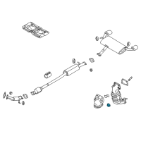 OEM Kia Stinger Nut Diagram - 282564A421