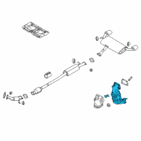 OEM 2019 Kia Sportage Exhaust Manifold Catalytic Assembly Diagram - 285102G520