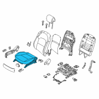 OEM 2015 Kia Cadenza Cushion Assembly-Front Seat Diagram - 882003RBH0GXR
