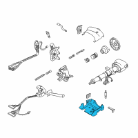 OEM 1996 GMC Yukon Cover, Steering Column Lower Trim Diagram - 26038796