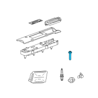 OEM Chevrolet HHR Spark Plug Boot & Retainers Diagram - 12576465