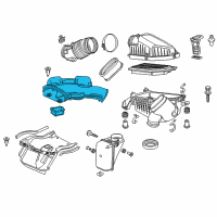 OEM Honda Odyssey Tube Assembly, Air Inlet Diagram - 17243-5MR-A00