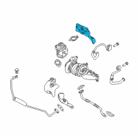 OEM 2018 Hyundai Sonata Protector-Heat Exhaust Diagram - 28524-2GTA2
