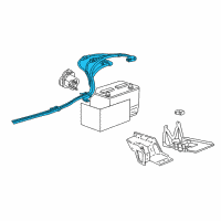 OEM 2008 Ford Ranger Cable Assembly Diagram - 7L5Z-14300-EA