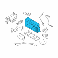 OEM 2015 Hyundai Azera Canister & Holder Assembly Diagram - 31401-3V500