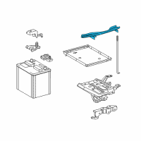 OEM 2016 Scion iM Hold Down Diagram - 74404-12520