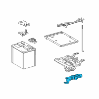 OEM 2017 Toyota Corolla iM Carrier Mount Bracket Diagram - 74401-12010