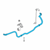 OEM 2017 Ford Focus Stabilizer Bar Diagram - DV6Z-5482-A