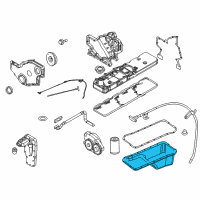 OEM Ram 3500 Pan-Engine Oil Diagram - 68368078AA