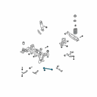 OEM 2011 Hyundai Santa Fe Arm Complete-Trailing, LH Diagram - 55100-2B100