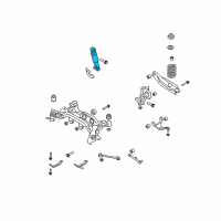 OEM 2008 Hyundai Santa Fe Rear Shock Absorber Assembly Diagram - 55310-2B101