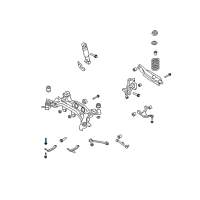 OEM Hyundai Santa Fe Bolt Diagram - 62617-2B101