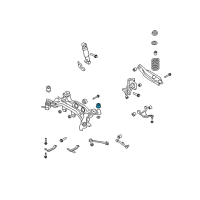 OEM Hyundai Bushing-Crossmember Diagram - 55428-2B000