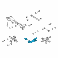 OEM Kia Optima Arm Assembly-Rear Trailing Diagram - 552702T200