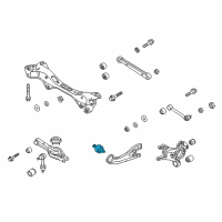 OEM Kia Optima Bush-Rear Trailing Arm Diagram - 552744C000