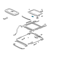 OEM 2002 Honda Civic Handle, Sunshade *YR169L* (MILD BEIGE) Diagram - 70611-S5A-J01ZB