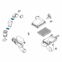 OEM Toyota Prius V Resonator Clamp Diagram - 96111-10750