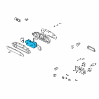 OEM 1997 Hyundai Elantra SPEEDOMETER Assembly(Mph) Diagram - 94210-2D230