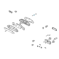 OEM Hyundai Santa Fe Bulb Diagram - 18643-01004-N