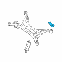 OEM 2020 Nissan Maxima Stay Assy-Rear Suspension Member LH Diagram - 55452-3TA0C