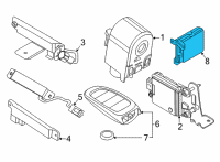 OEM 2022 Hyundai Sonata UNIT ASSY-IDENTITY AUTH Diagram - 95590-L0001