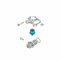 OEM 2012 BMW M3 Thermostat Diagram - 11-53-7-836-155