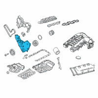 OEM Chrysler 300 Cover-Timing Belt Diagram - 4792797AC