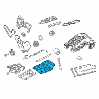 OEM Dodge Magnum Pan-Oil Diagram - 68043599AA