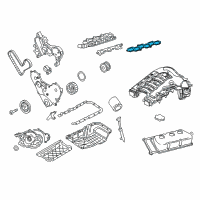 OEM 2002 Chrysler 300M Gasket-Intake PLENUM Diagram - 4663851