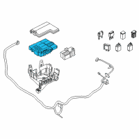 OEM Ford F-150 Junction Block Diagram - JL3Z-14A068-F