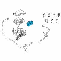 OEM Ford F-150 Junction Block Diagram - KL3Z-14A068-B