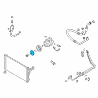 OEM Kia Cadenza Disc & Hub Assembly-A/C Diagram - 97644F6000