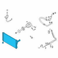 OEM Kia Condenser Assembly-Cooler Diagram - 97606J5150