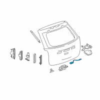 OEM 2010 Chevrolet Equinox Release Switch Diagram - 22862011