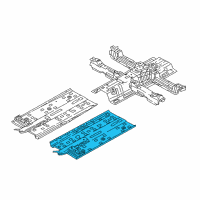 OEM 2017 Kia Niro Panel Assembly-Center Floor Diagram - 65110G5000