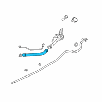 OEM Chevrolet Silverado 1500 Filler Hose Diagram - 84091692