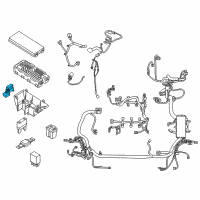 OEM 2017 Lincoln MKC Fuse Holder Diagram - EJ7Z-14A034-A