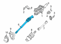 OEM 2022 Cadillac CT4 Upper Shaft Diagram - 84444691