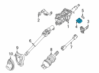 OEM 2021 Cadillac CT5 MODULE ASM-STRG COL TILT WHL & TLSCP CONT Diagram - 84882098