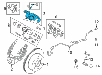 OEM 2022 Ford Bronco HOUSING Diagram - MB3Z-2552-A